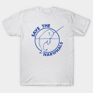 save the narwhals T-Shirt